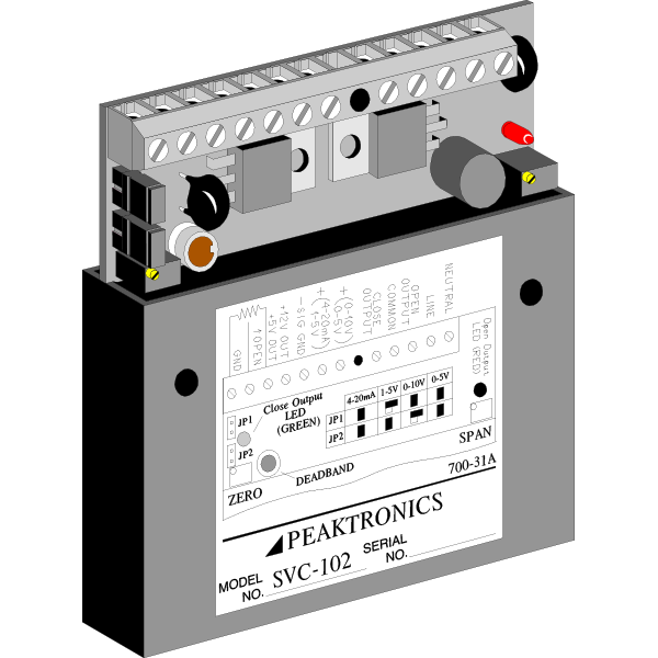 Solenoid Valve Controllers: Pneumatic Actuators | Peaktronics - svc102